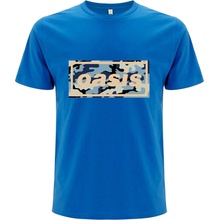 Oasis tričko Camo Logo modré