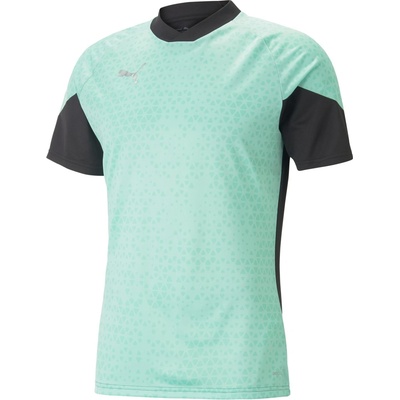 Puma pánsky dres TEAMCUP TRAINING JERSEY svetlo zelená čierna sivá