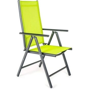 HAPPY GREEN Židle polohovací RAMADA 56,5 x 42,5 x 107 cm světle zelená