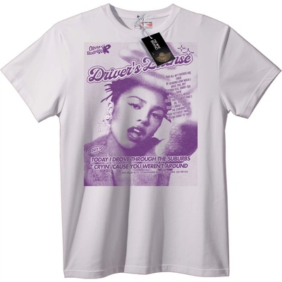NOONEBRAND Тениска Olivia Rodrigo Шофьорска карта - L, Black