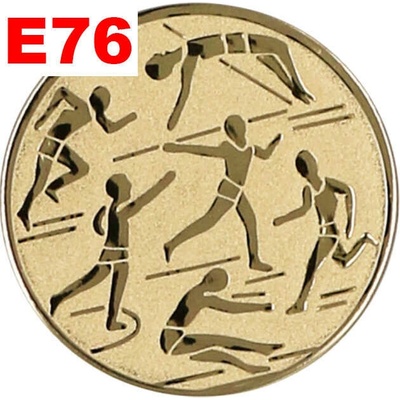Emblém E76 VÍCEBOJ umístění na sportovní pohár nebo medaili 25 mm