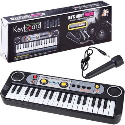 JOKO klávesy s mikrofónom MP3 vstup čierne