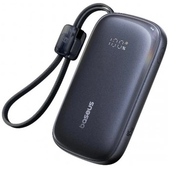 Baseus Power Bank 20000 mAh, 45W + вградени кабели C + L, EnerFill FC21 Qpow 3 Ultra (E0027P00)