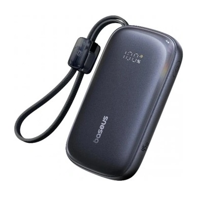 Baseus Power Bank 20000 mAh, 45W + вградени кабели C + L, EnerFill FC21 Qpow 3 Ultra (E0027P00)