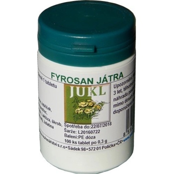 Jukl Fyrosan Játra Forte 100 tabliet