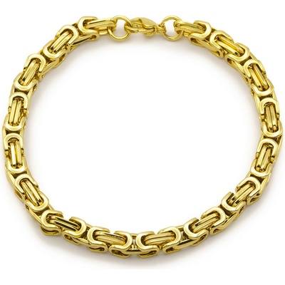 BRUNOshop.cz Náramek BYZANTSKÝ VZOR GOLD S4493