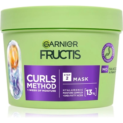 Garnier Fructis Curls Method хидратираща маска за коса за чуплива и къдрава коса 370ml