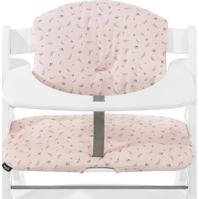 Hauck Highchair Pad Select Jersey Flowers Rose