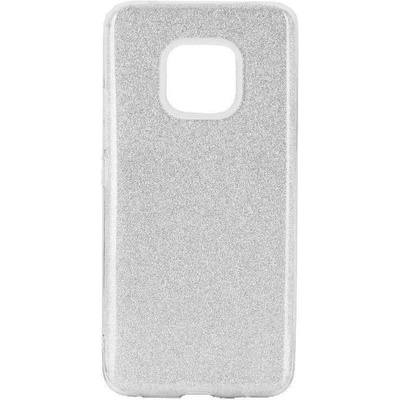 Forcell Блестящ Силиконов Калъф за Huawei Mate 20 Pro, Forcell Shining Case, Сребрист (5901737936608)