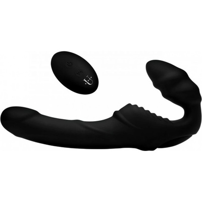 Strap U Pro Rider 9X Vibrating Silicone Strapless Strap On with Remote Control