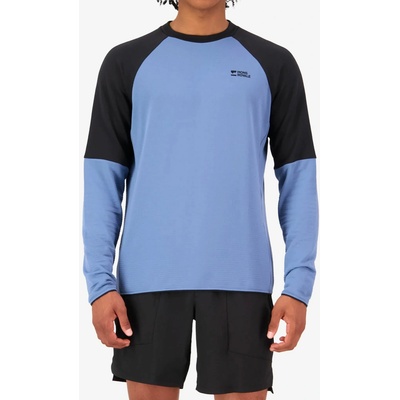Mons Royale Quad Merino Fleece Pullover horizon blue/black