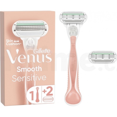 Gillette Venus Smooth Sensitive + 2 ks hlavic