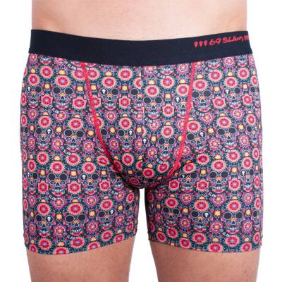 69slam Мъжки боксерки 69SLAM fit flower skull 69slam | Cherven | МЪЖЕ | M