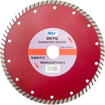 Magg DKTQ200 Diamantový kotouč TURBO EXCELLENT 200x25,4mm