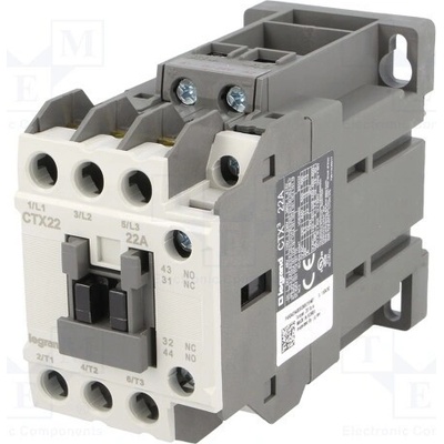 LEGRAND CTX3 3P 22A 1NO1NC 24V DC