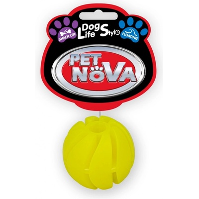 Pet Nova Míč tvrdá guma s vůní denta 5,5 cm M