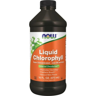 Tekutina Now Foods Liquid Chlorophyll chlorofyl 473 ml