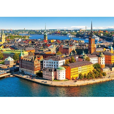 Castorland Stockholm staré mesto Švédsko 500 dielov