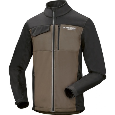 Parkside Performance pánská softshellová bunda hnědá – Zbozi.Blesk.cz