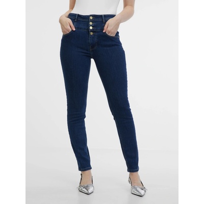 ORSAY Tmavě modré dámské skinny fit džíny
