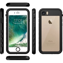 AppleMix Apple iPhone 7 / 8 / SE (2020) / SE (2022) - vodotesné - vonkajšie - čierne / čiré