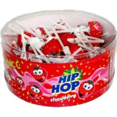 Kaumy Hip Hop lízátka jahodová 50 x 8 g