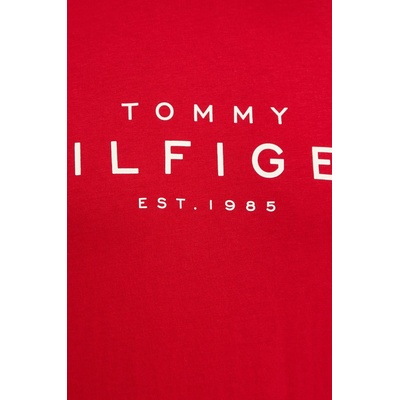 Tommy Hilfiger Памучна тениска Tommy Hilfiger в червено с принт MW0MW37448 (MW0MW37448)