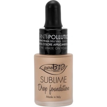 puroBIO cosmetics Tekutý make-up 03Y s SPF10 19 g