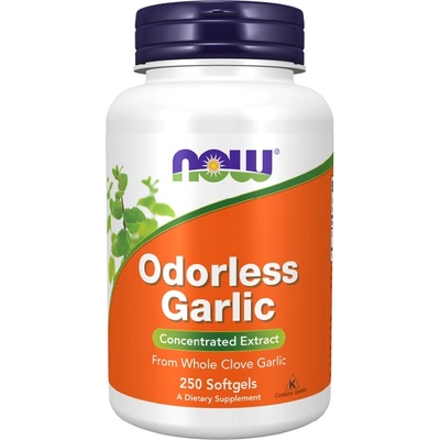 NOW NOW Odorless Garlic, 250 Softgels