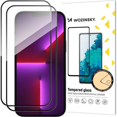 Wozinsky 2x 5D Tvrdené sklo, iPhone 15 Pro, čierne 9145576280287