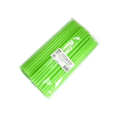 ECOFOL Plastové brčko Jumbo 25 cm zelené opakovaně použitelné ideal pack 150 ks