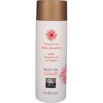 HOT Шиацу Лукс - Ядливо Масажно Масло - Ягода и Червен Пипер (75ml)