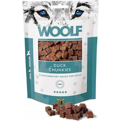 Woolf Chunkies Pamlsky pre psov Duck kačacie 100 g