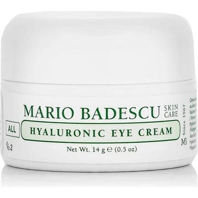 Mario Badescu Hyaluronic Eye Cream околоочен крем против бръчки, подпухналост и тъмни кръгове 14 g за жени
