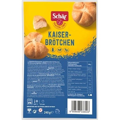 Schär Kaiserbrotchen bezlepkový 240 g