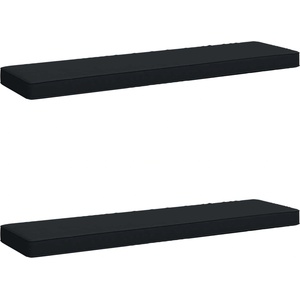vidaXL Калъфи за пейки, 2 части VUGHT 2 pcs 100% полиестер Тъмен син (950485)