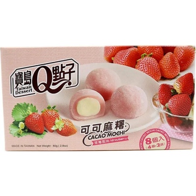 Q Brand Mochi Kakao jahoda 80 g – Zbozi.Blesk.cz