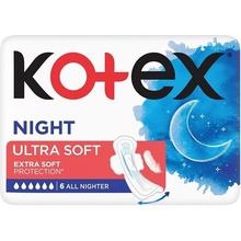 Kotex Ultra Soft Night vložky 6 ks