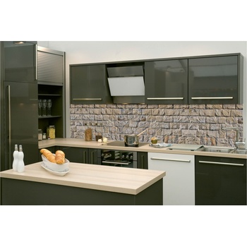 DIMEX ART s. r. o Фототапет за кухня - стена от каменни блокове 260 x 60 см