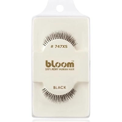 Bloom Natural nalepovacie mihalnice z prírodných vlasov No. 747XS Black