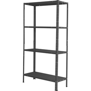  Стелаж метален Basic 40 черен 1450х750х300см4 рафта х50кг (3511404)