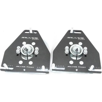 Pillowball Přední horní uložení tlumičů Top Mounts Silver Project Renault Megane III včetně RS 09-16