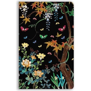 Flame Tree Publishing Ashmolean Museum: Cloisonné Casket with Flowers and Butterflies (Soft Touch Journal) | Flame Tree Publishing
