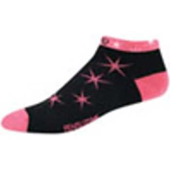 Pearl Izumi ponožky Elite LE Low W růžové hvězdy černé