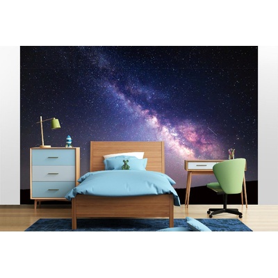 DIMEX ART Самозалепваща се флизелинова фототапета галактика млечен път 375 x 250 см