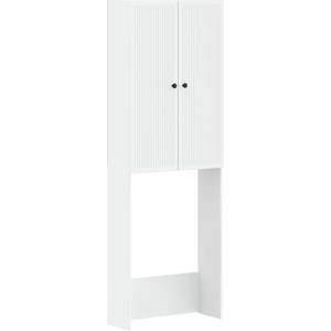 vidaXL Тоалетна Шкаф EDE Бяло 66 x 25, 5 x 190 см Инженерна дървесина (896035)
