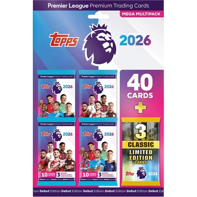 Topps Mega PREMIER LEAGUE 2026 multipack