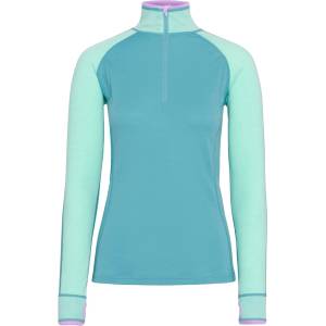 Kari Traa Дамско мериносово термобельо Kari Traa Women's Mila Half Zip Merino base layer - Blue Lagoon - размер XL (115-2740-0115)