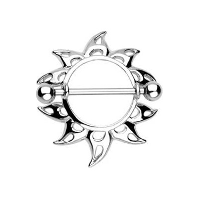 Šperky4U piercing do bradavky se štítem BR01019