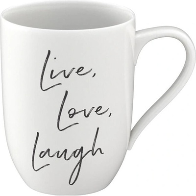Villeroy & Boch Statement hrnček Live Love Laugh 340 ml